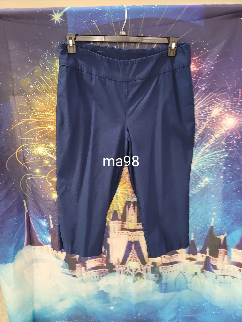 New Direcrions Navy Blue Stretch Capris